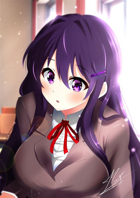 yuri doki doki|Yuri (Doki Doki Literature Club!)